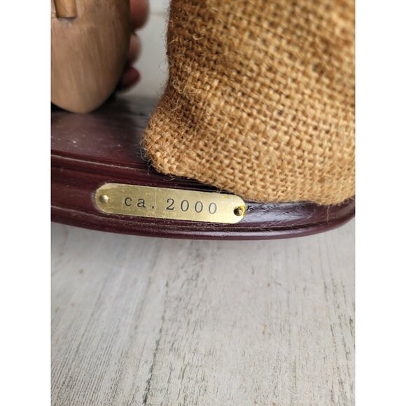 red cardinal Santa Claus statue centerpiece toy bag figure decor Xmas vintage - Picture 13 of 14